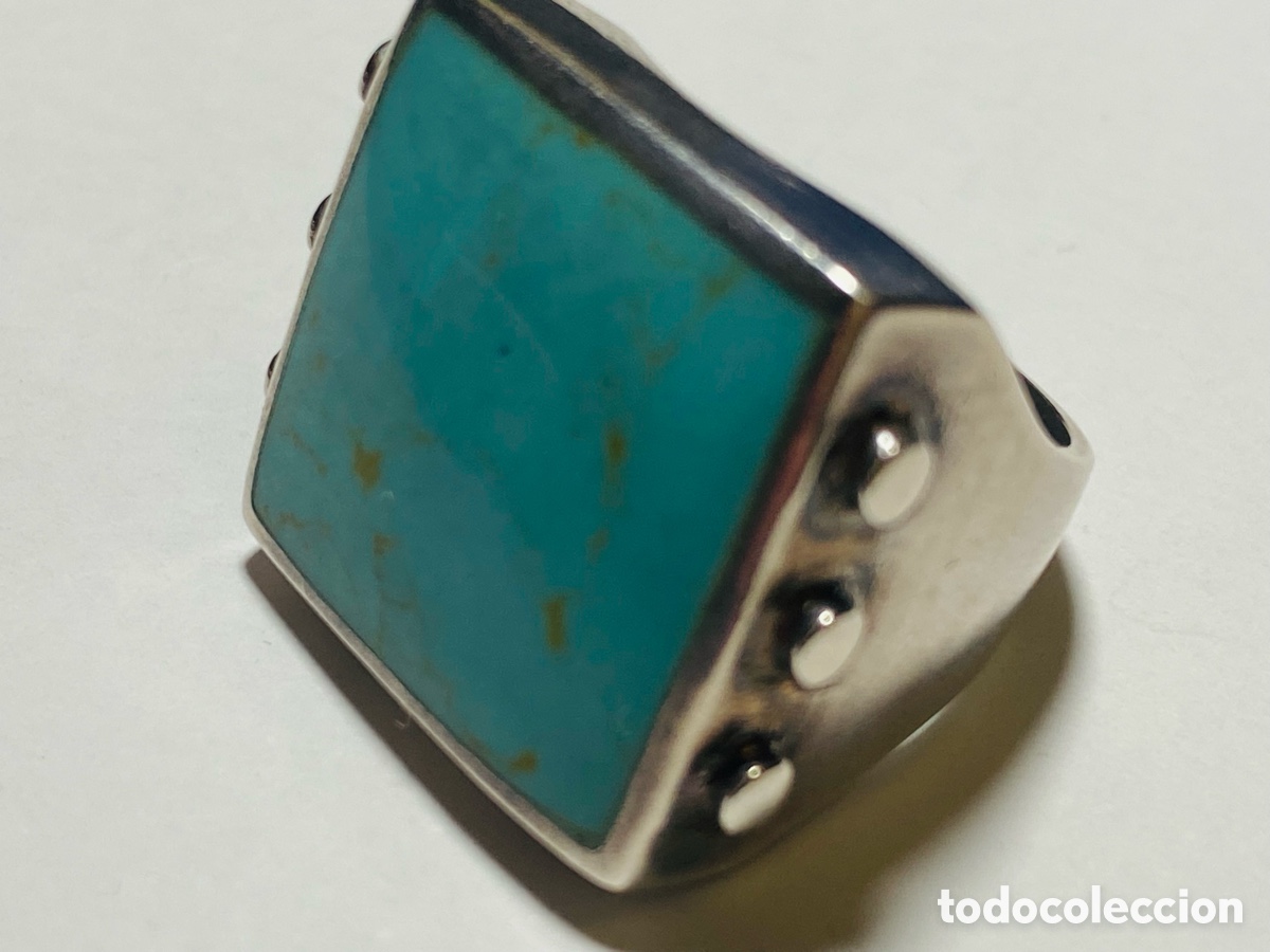 Joyeria: Sortija Turquesa y Plata 925 - Foto 8
