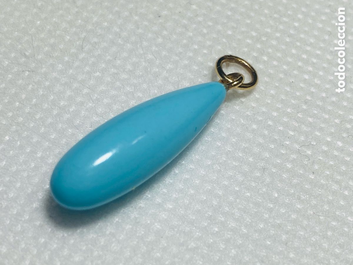Joyeria: Colgante Turquesa y Oro 18K - Foto 1