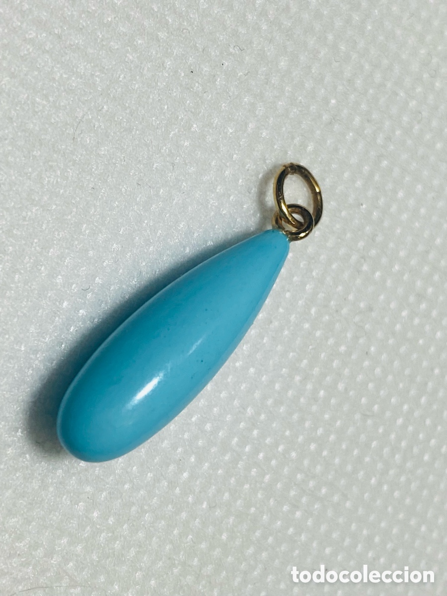 Joyeria: Colgante Turquesa y Oro 18K - Foto 2