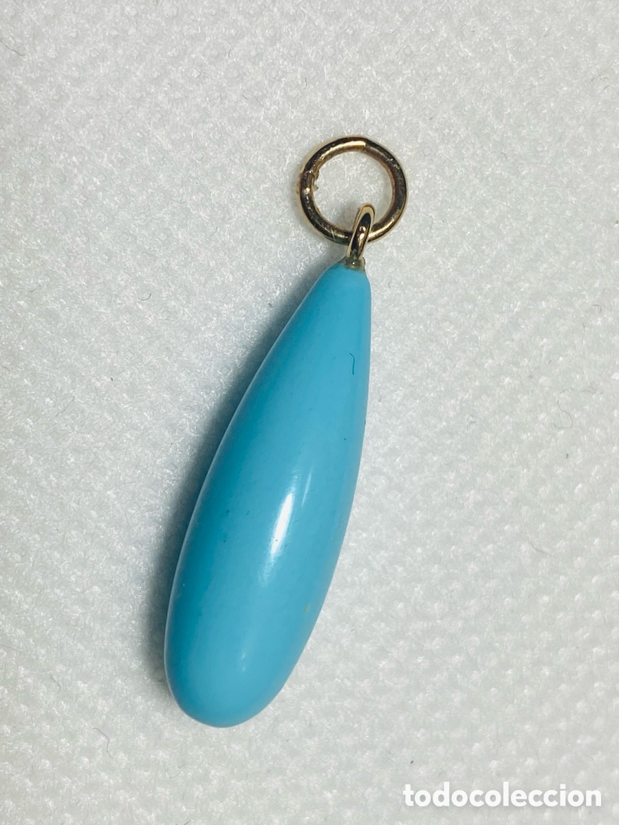 Joyeria: Colgante Turquesa y Oro 18K - Foto 3