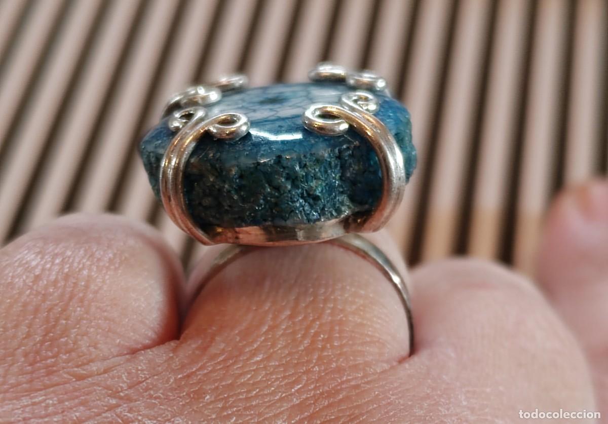 Joyeria: Anillo Plata de Ley con Drusa de &Aacute;gata - Foto 4