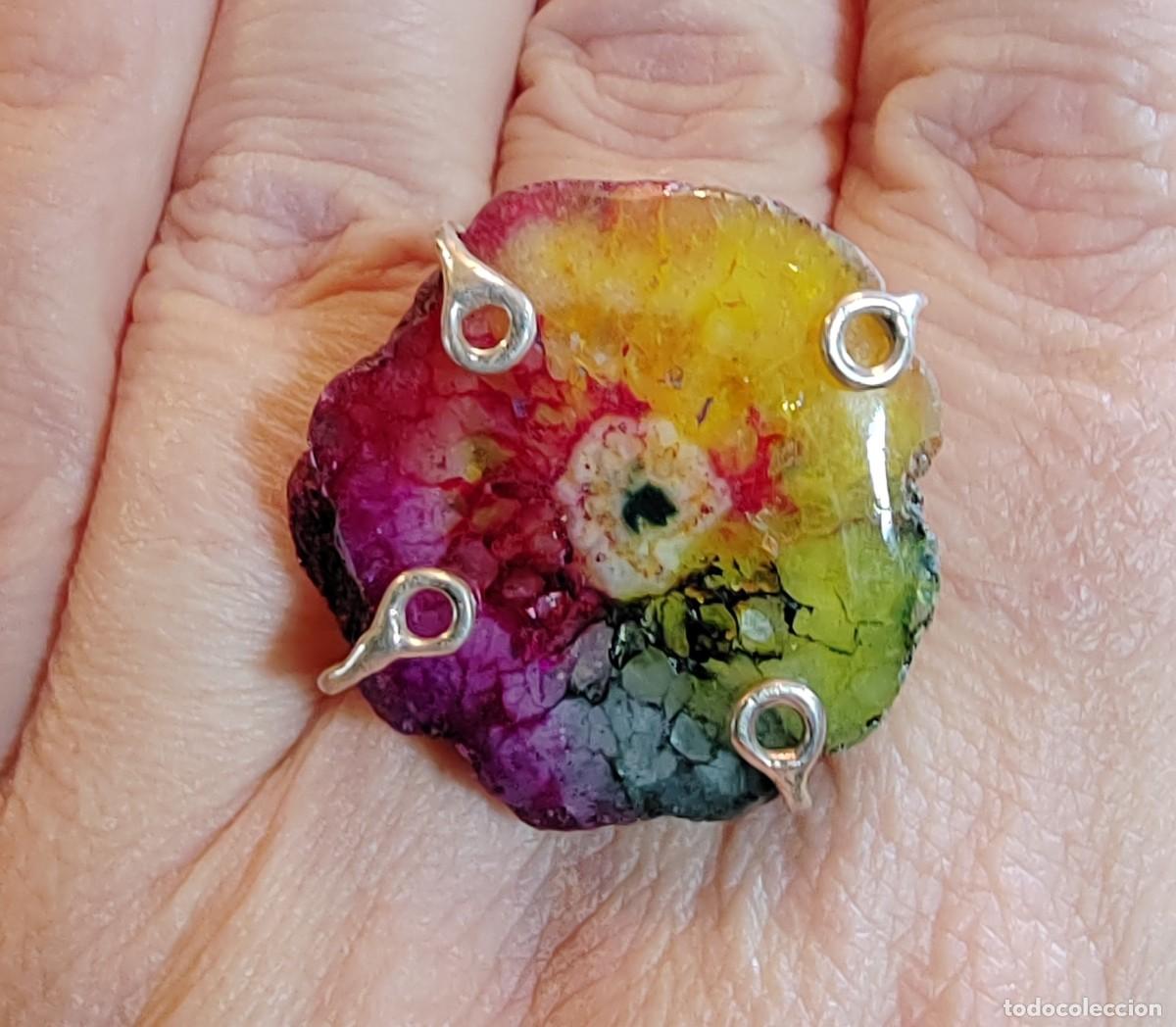 Joyeria: Anillo Plata de Ley con Drusa - Foto 1