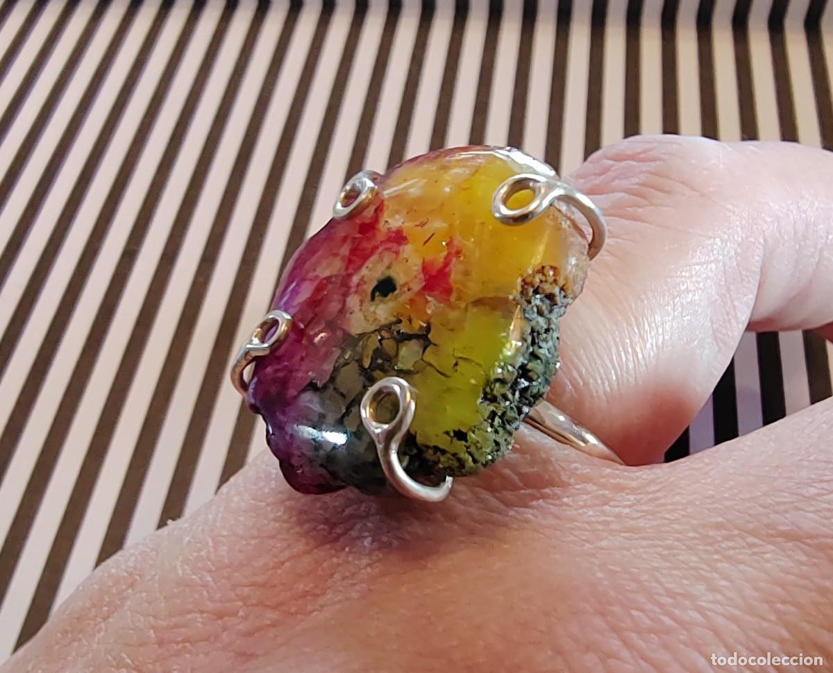 Joyeria: Anillo Plata de Ley con Drusa - Foto 2
