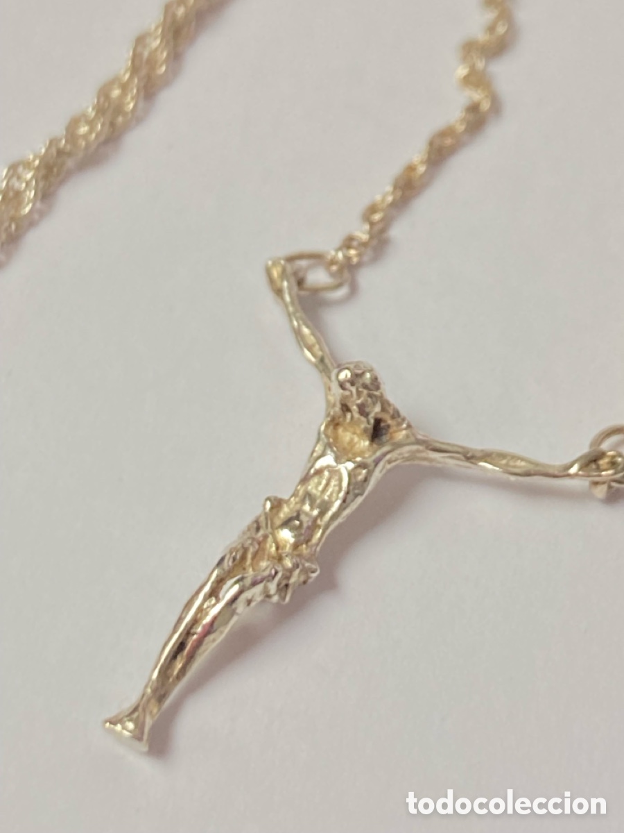Joyeria: Cadena con cruz de Dalhi de plata/CC40 - Foto 3