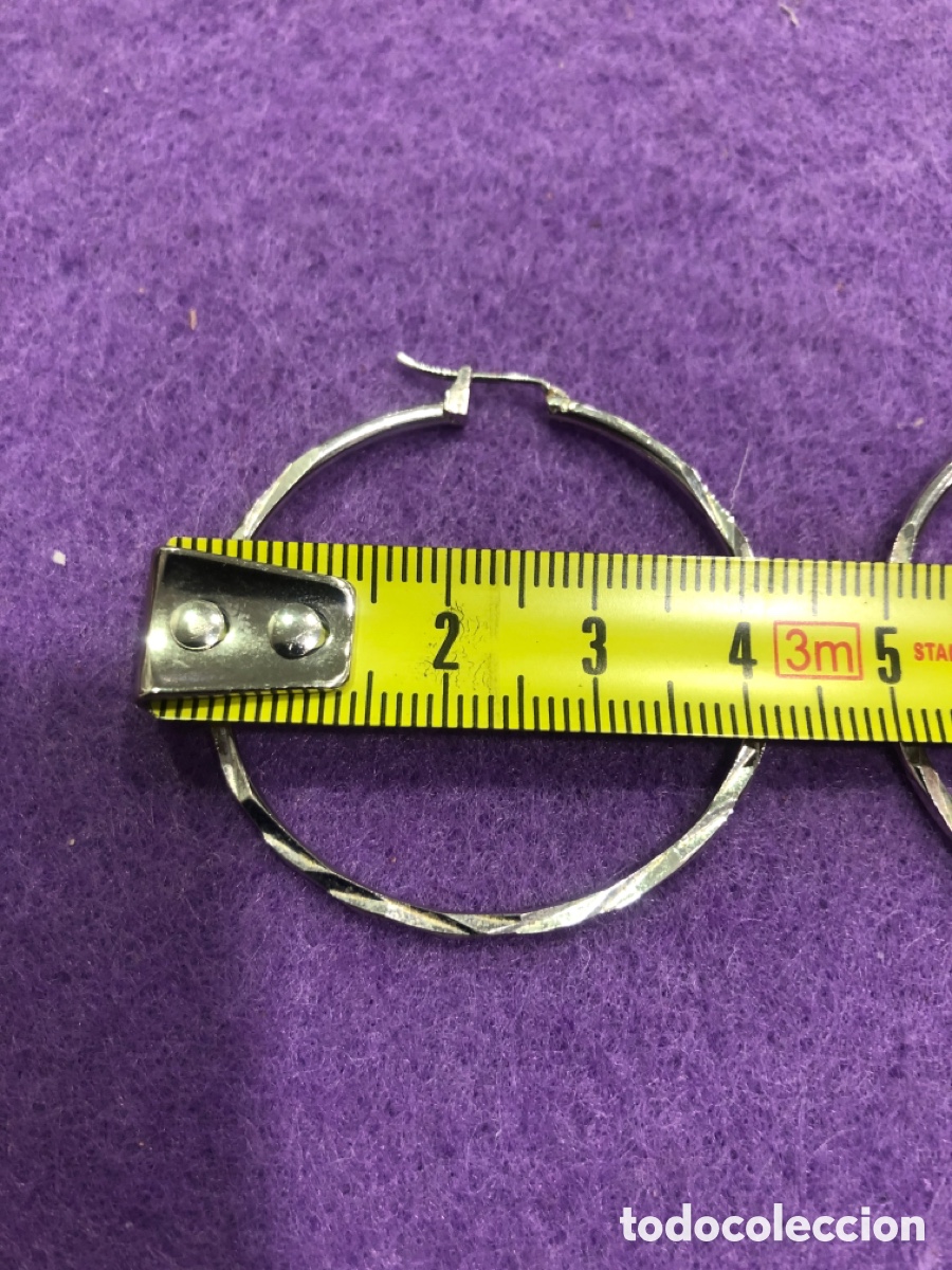 Joyeria: Antiguos pendientes aro grande (L100H) - Foto 2