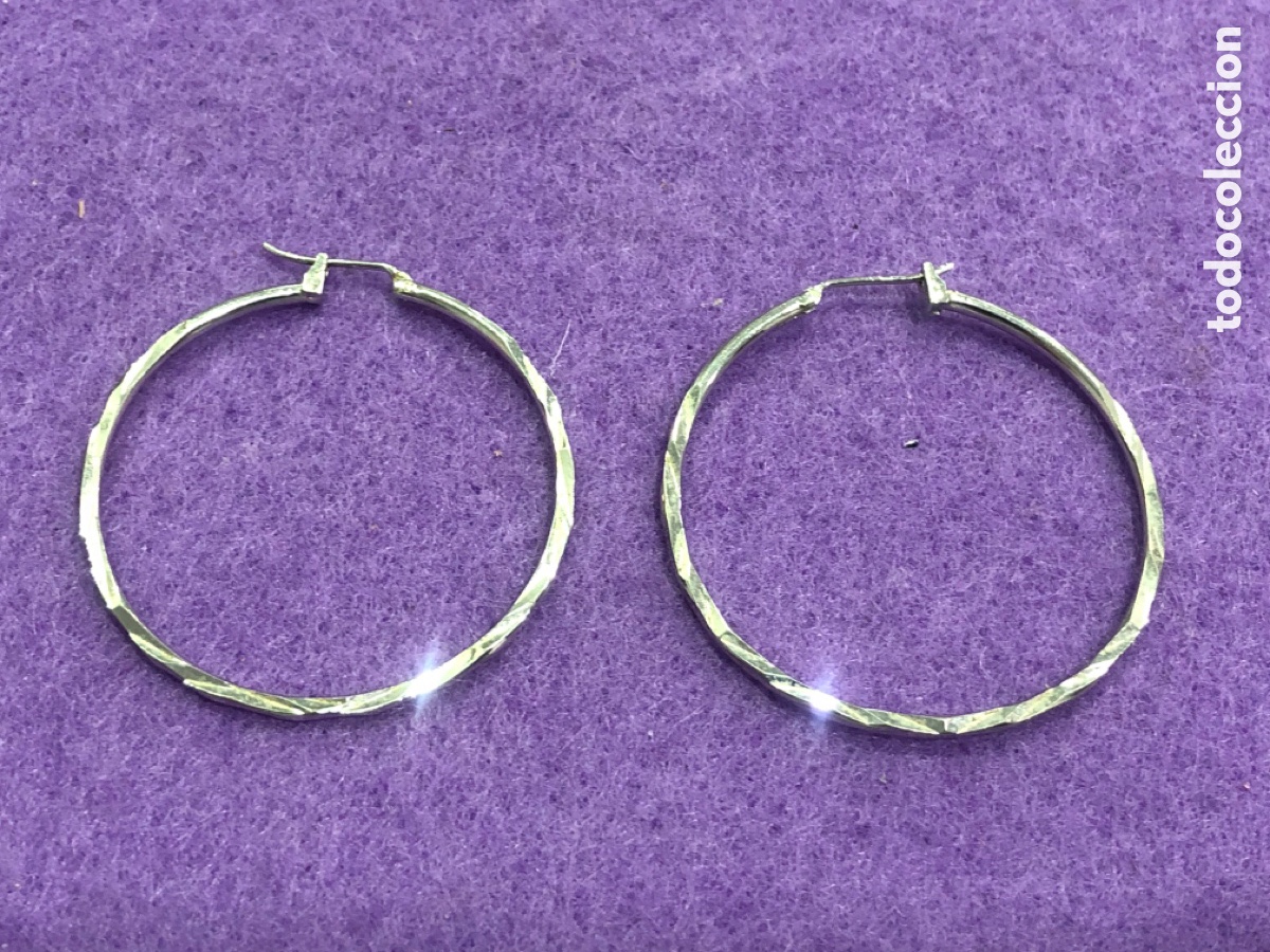 Joyeria: Antiguos pendientes aro grande (L100H) - Foto 1