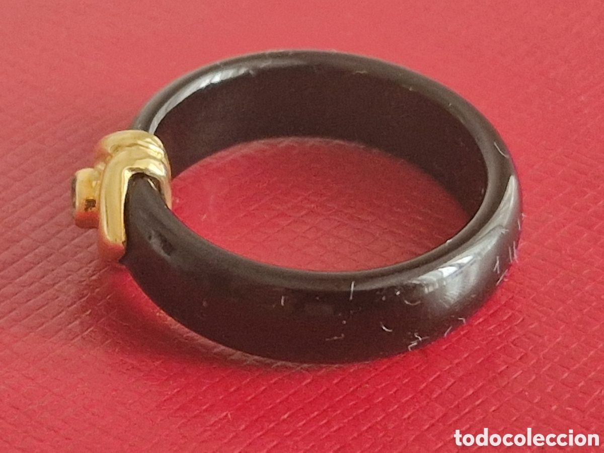Joyeria: ANILLO ORO 18 K Y ONIX CON ESMERALDA - Foto 4