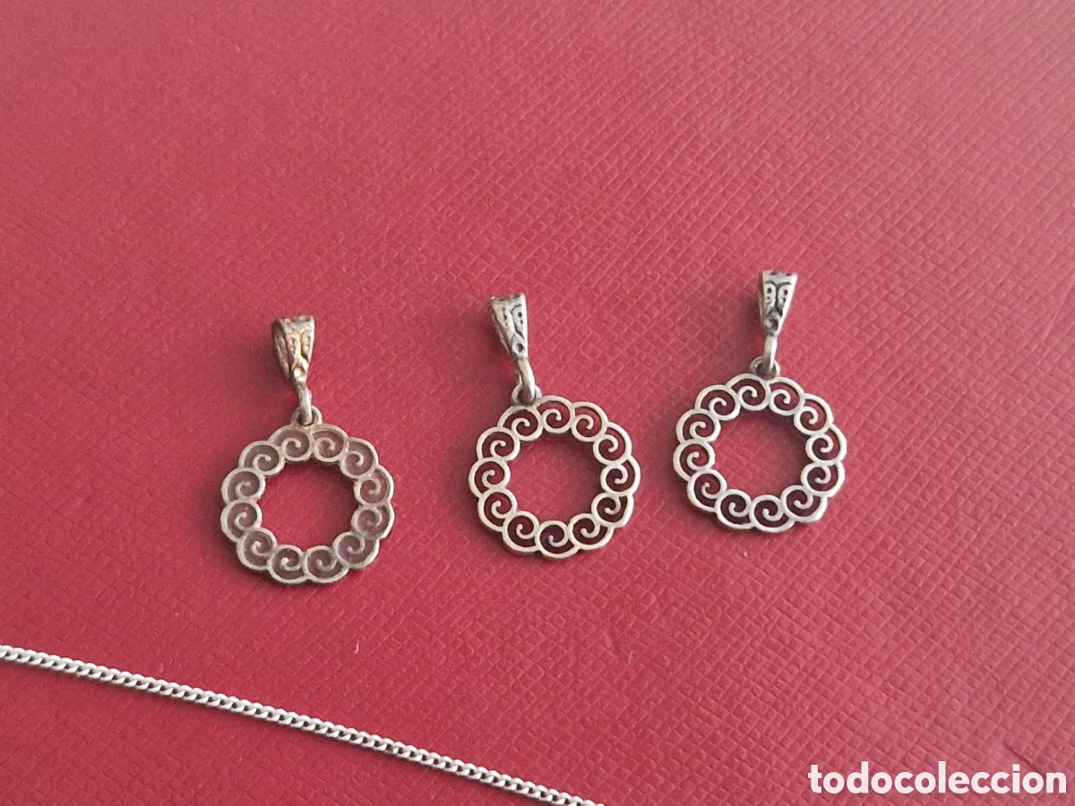 Joyeria: 3 COLGANTES DE PLATA DE LEY - Foto 4