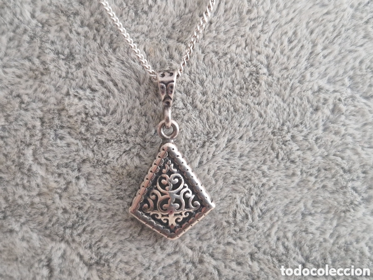 Joyeria: CADENA Y COLGANTE EN PLATA DE LEY - Foto 2