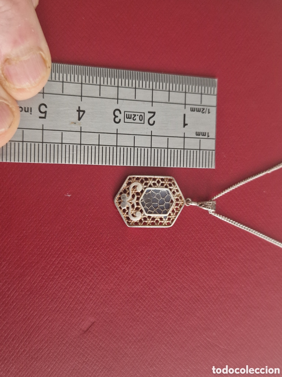 Joyeria: CADENA Y COLGANTE PLATA DE LEY - Foto 3
