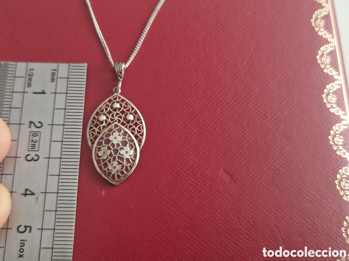 Joyeria: CADENA Y COLGANTE EN PLATA DE LEY - Foto 2