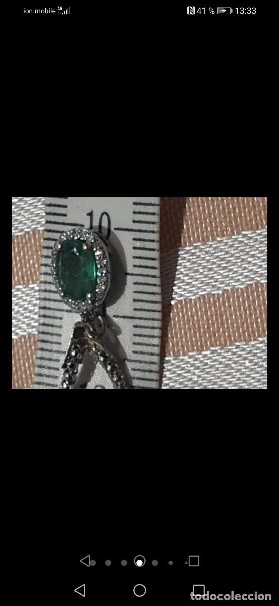 Joyeria: Collar oro blanco, esmeralda y diamantes - Foto 4