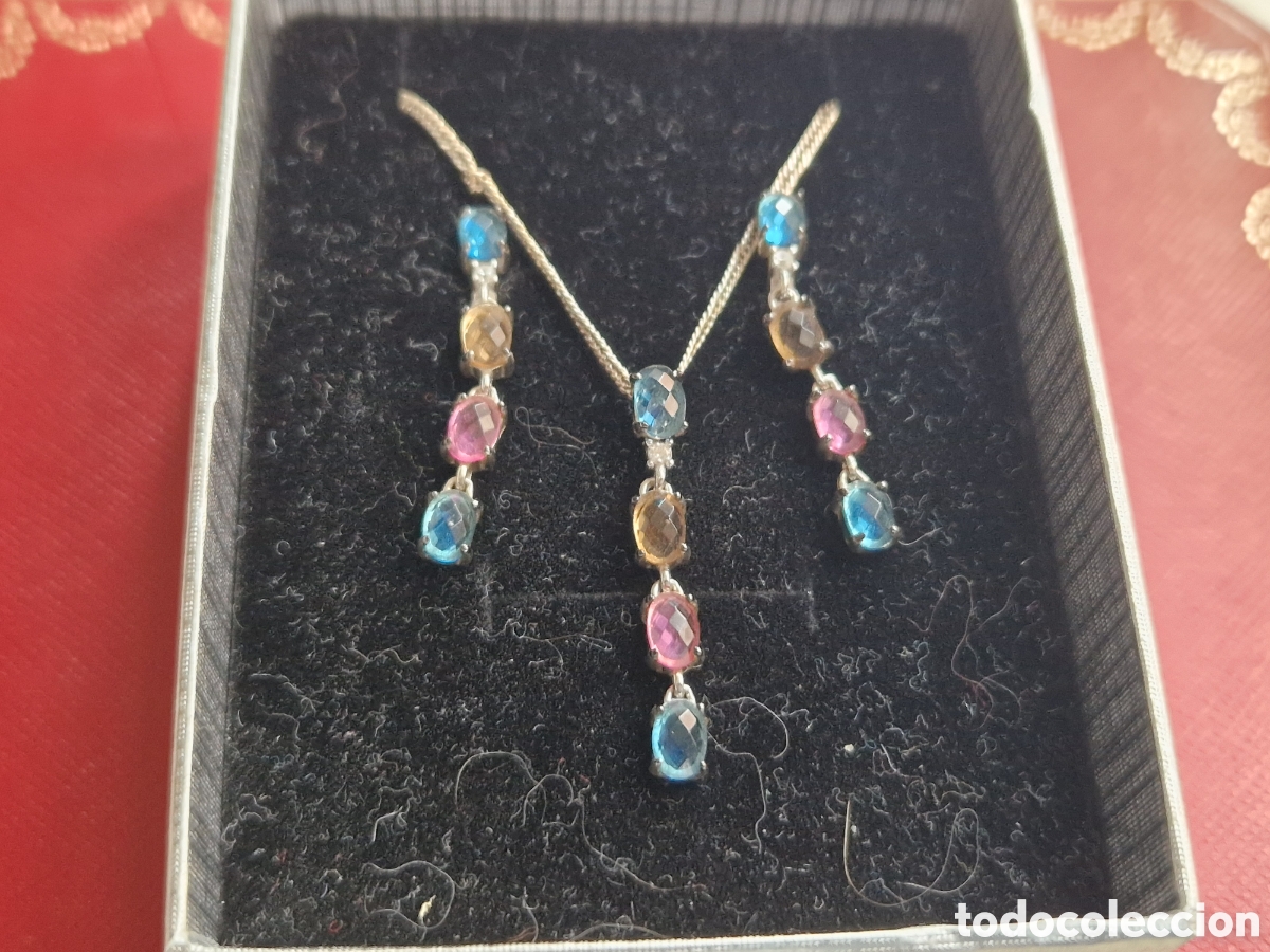 Joyeria: CONJUNTO EN PLATA Y PIEDRAS NATURALES - Foto 2