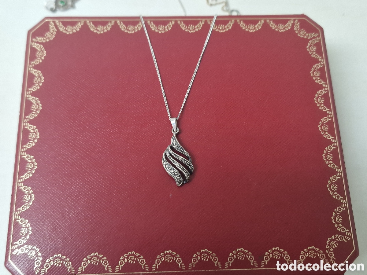 Joyeria: COLGANTE Y CADENA EN PLATA MARQUESITAS - Foto 3