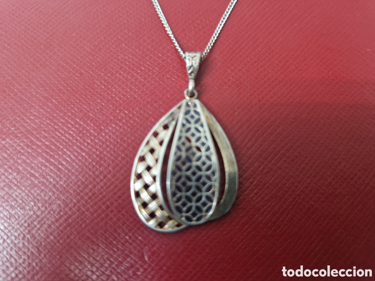 Joyeria: COLGANTE Y CADENA EN PLATA DE LEY - Foto 1