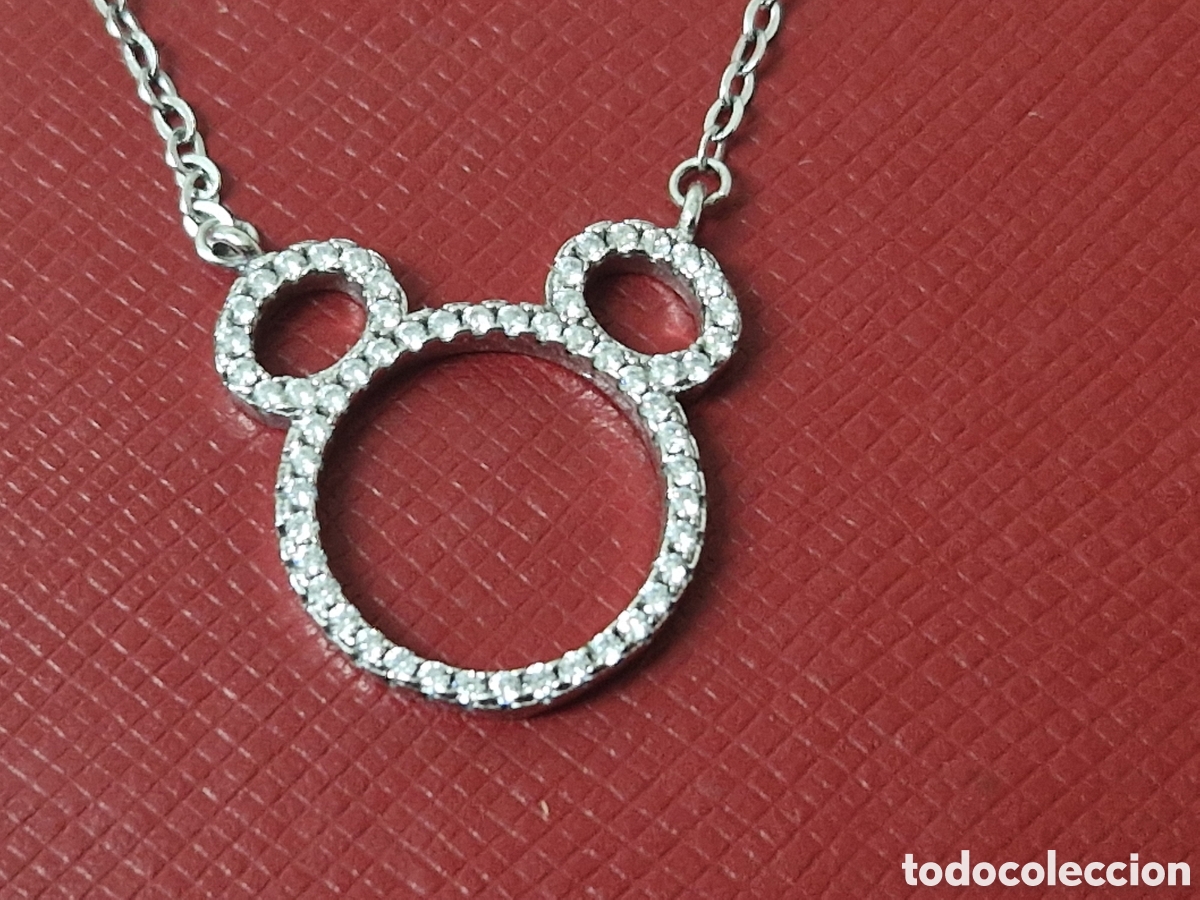 Joyeria: COLGANTE Y CADENA PLATA RODIADA Y CIRCONITAS - Foto 3