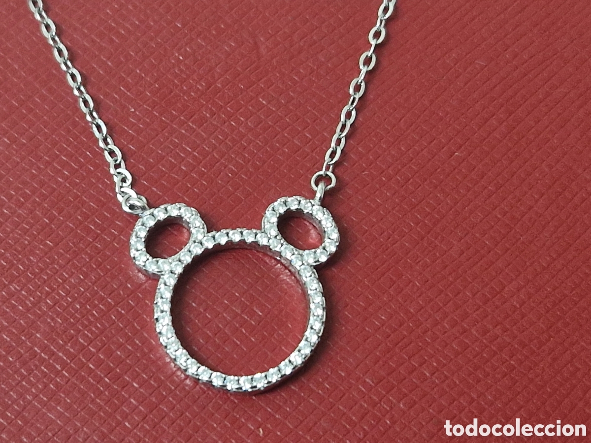 Joyeria: COLGANTE Y CADENA PLATA RODIADA Y CIRCONITAS - Foto 1