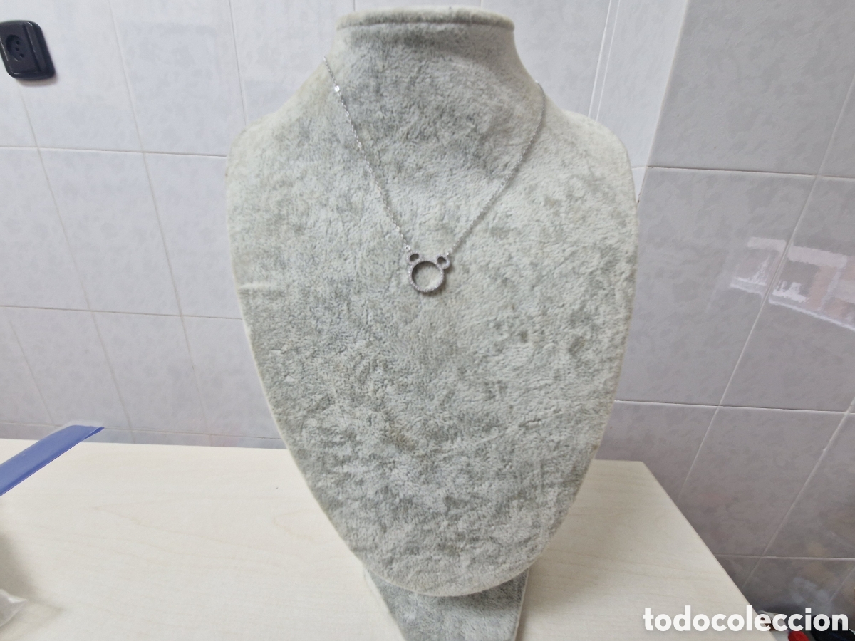 Joyeria: COLGANTE Y CADENA PLATA RODIADA Y CIRCONITAS - Foto 2