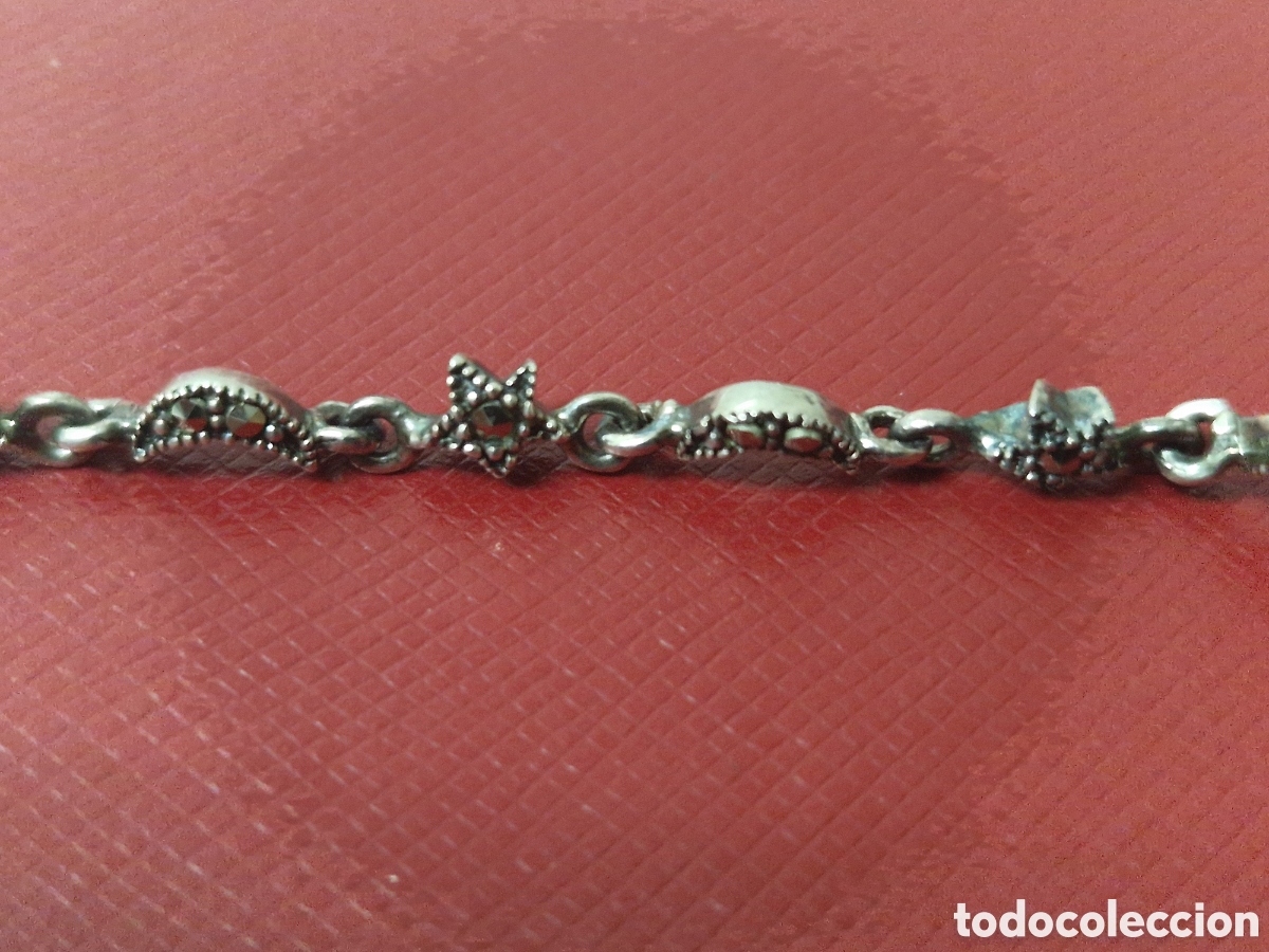 Joyeria: CADENA DE PLATA Y MARCASITAS EN DIFERENTES FORMAS PLATA - Foto 4