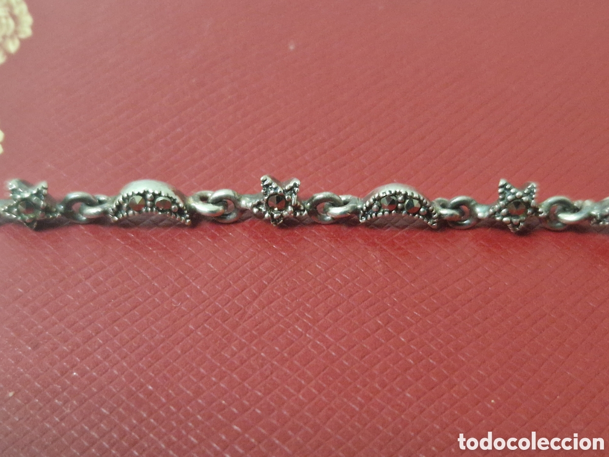 Joyeria: CADENA DE PLATA Y MARCASITAS EN DIFERENTES FORMAS PLATA - Foto 5