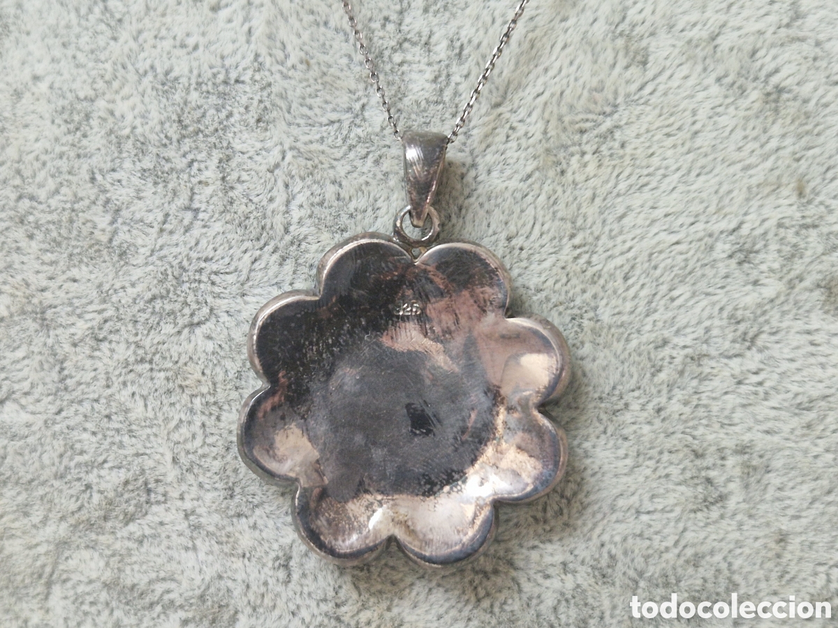 Joyeria: COLGANTE PLATA Y TURQUESA CON CADENA - Foto 3