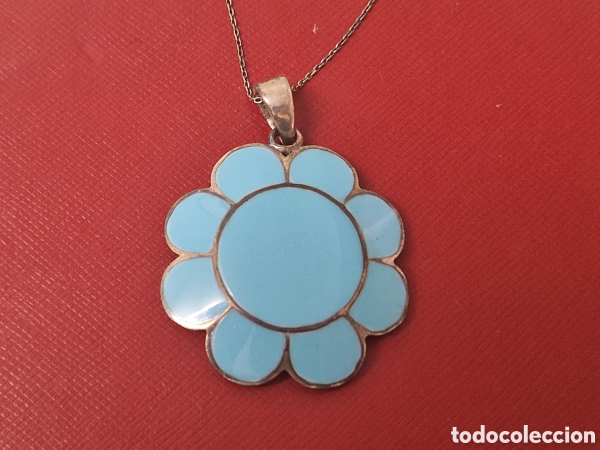 Joyeria: COLGANTE PLATA Y TURQUESA CON CADENA - Foto 5