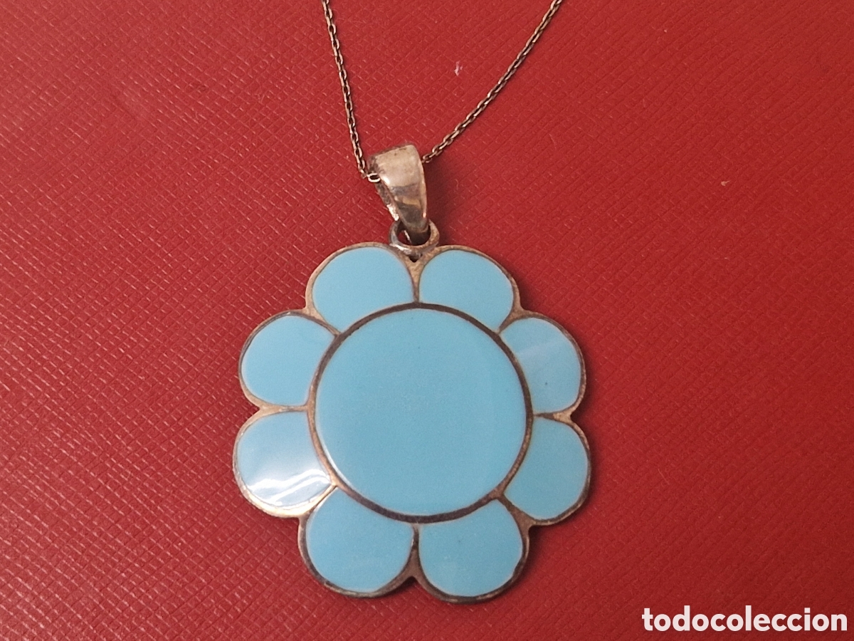 Joyeria: COLGANTE PLATA Y TURQUESA CON CADENA - Foto 6
