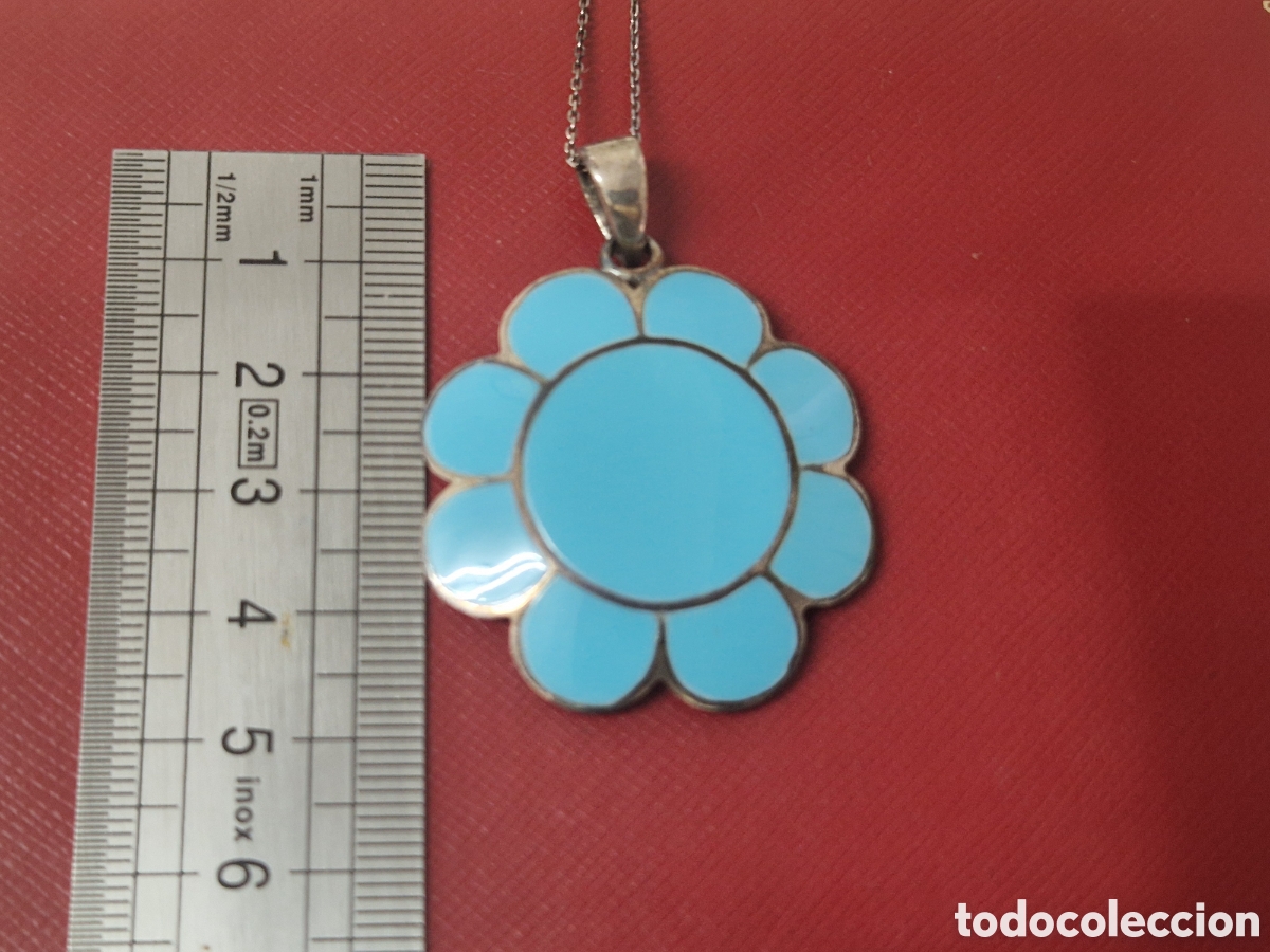 Joyeria: COLGANTE PLATA Y TURQUESA CON CADENA - Foto 7