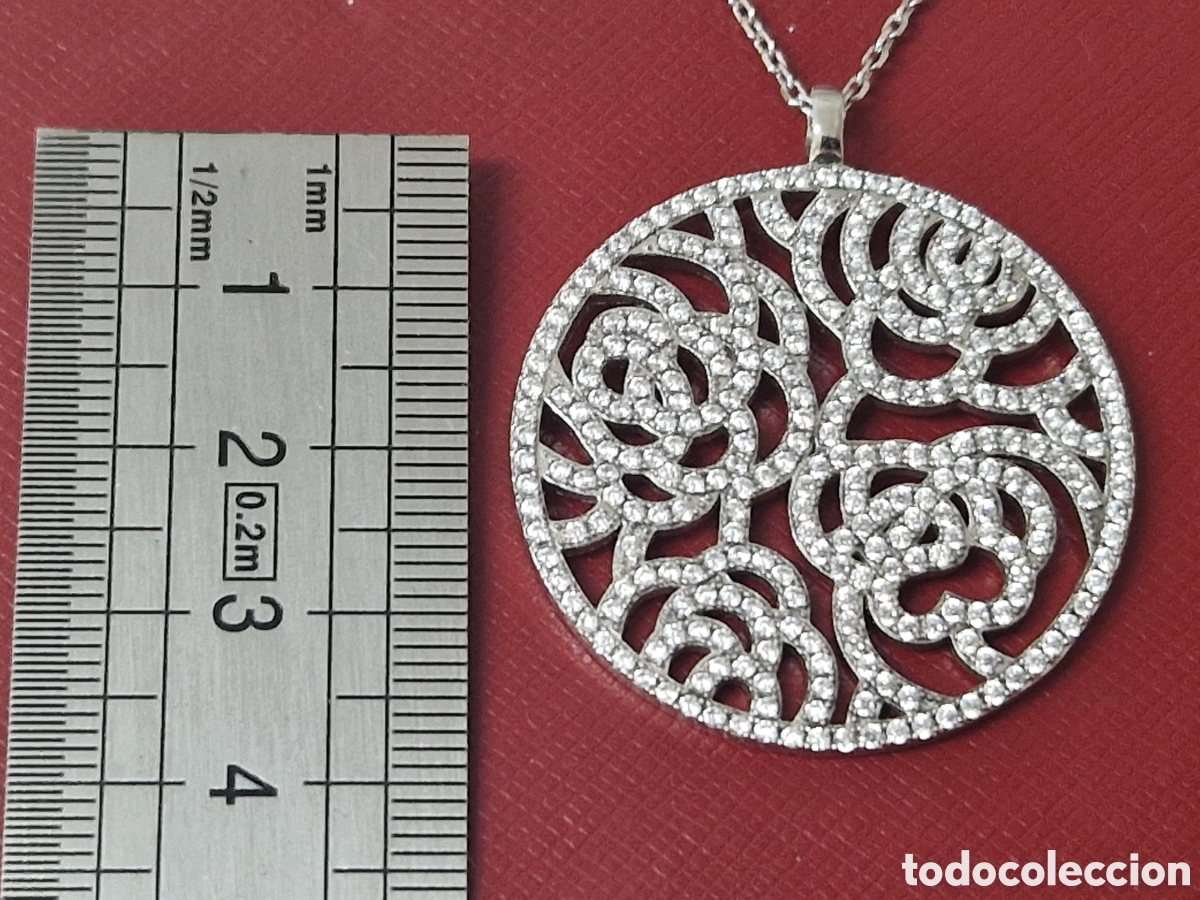 Joyeria: COLGANTE Y CADENA EN PLATA Y CIRCONITAS - Foto 3