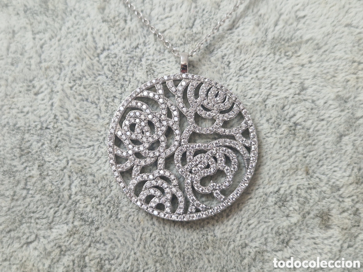 Joyeria: COLGANTE Y CADENA EN PLATA Y CIRCONITAS - Foto 1