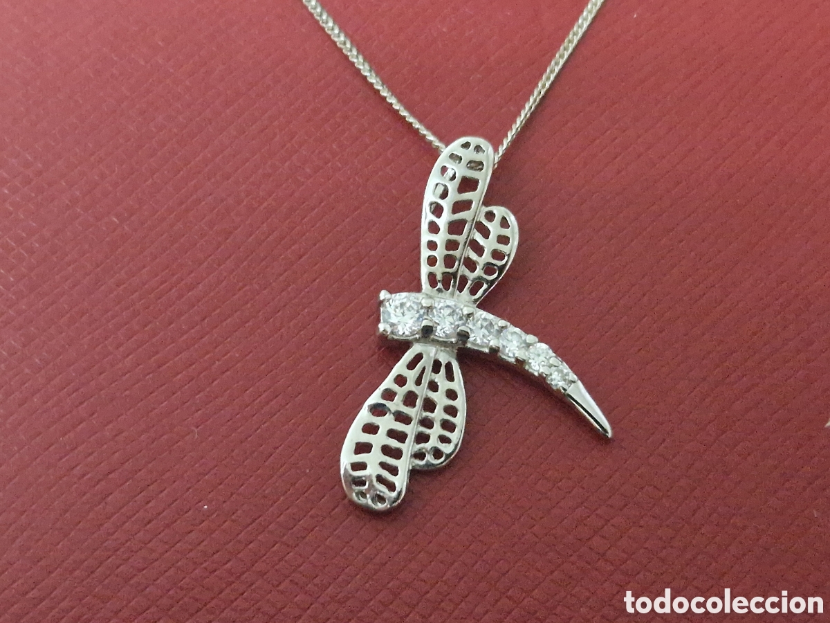 Joyeria: COLGANTE DE LIBELULA EN PLATA CON CADENA - Foto 2