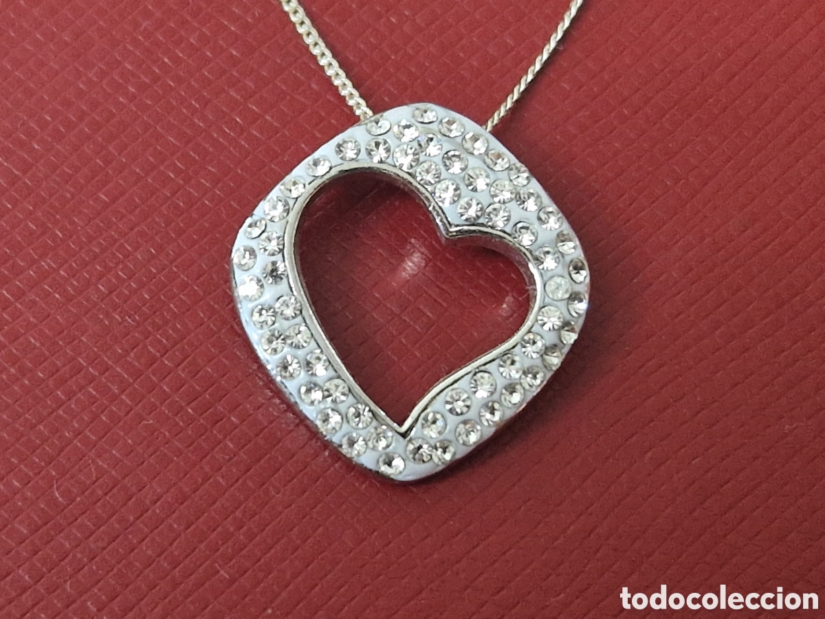 Joyeria: COLGANTE Y CADENA PLATA DE LEY Y CIRCONITAS - Foto 1