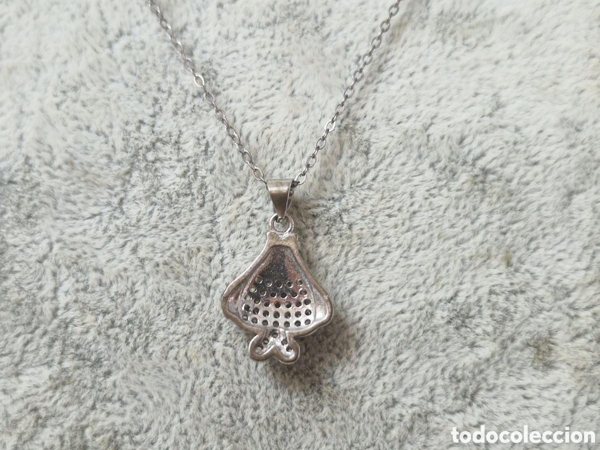 Joyeria: COLGANTE Y CADENA PLATA Y CIRCONITAS NUEVO - Foto 3