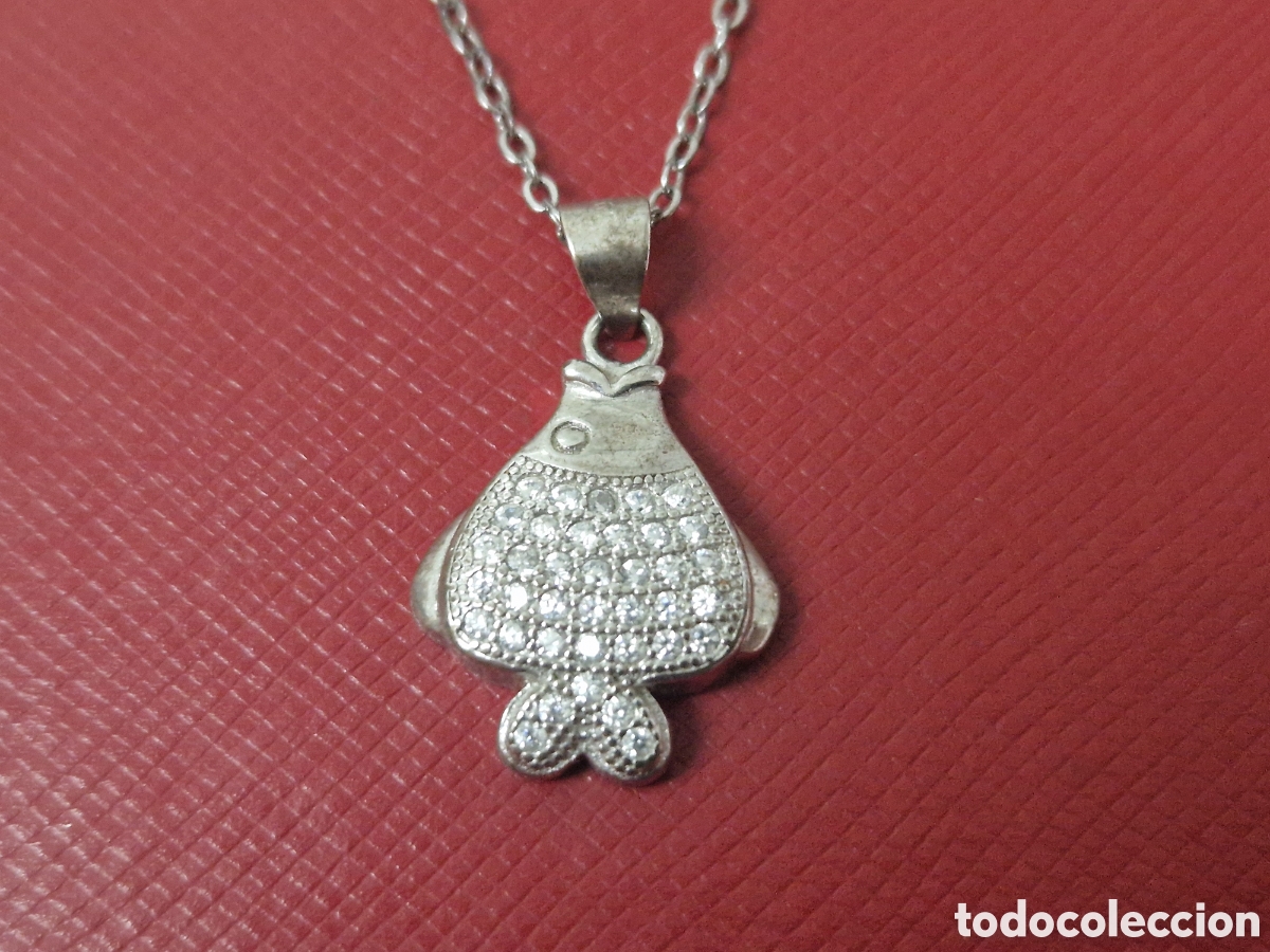 Joyeria: COLGANTE Y CADENA PLATA Y CIRCONITAS NUEVO - Foto 6