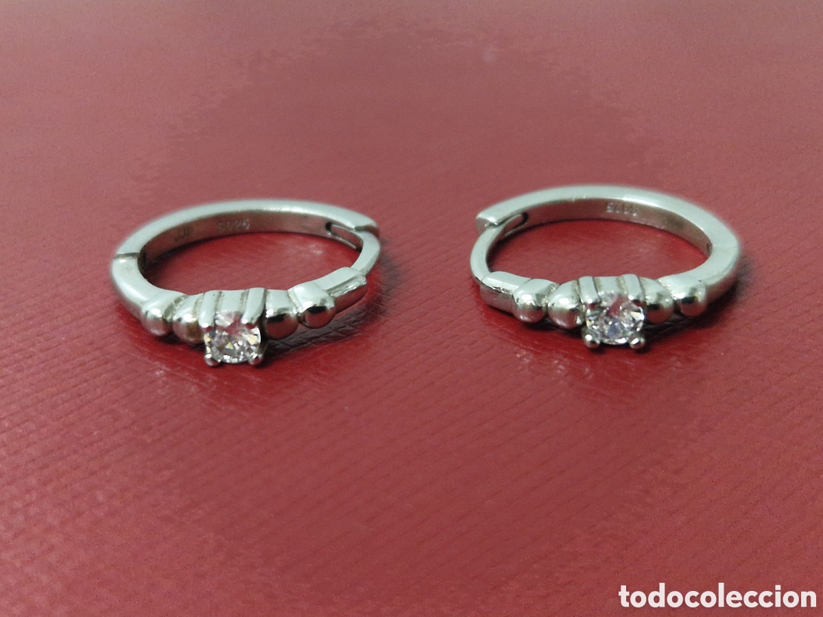 Joyeria: PENDIENTES PLATA Y CIRCONITAS NUEVOS - Foto 3