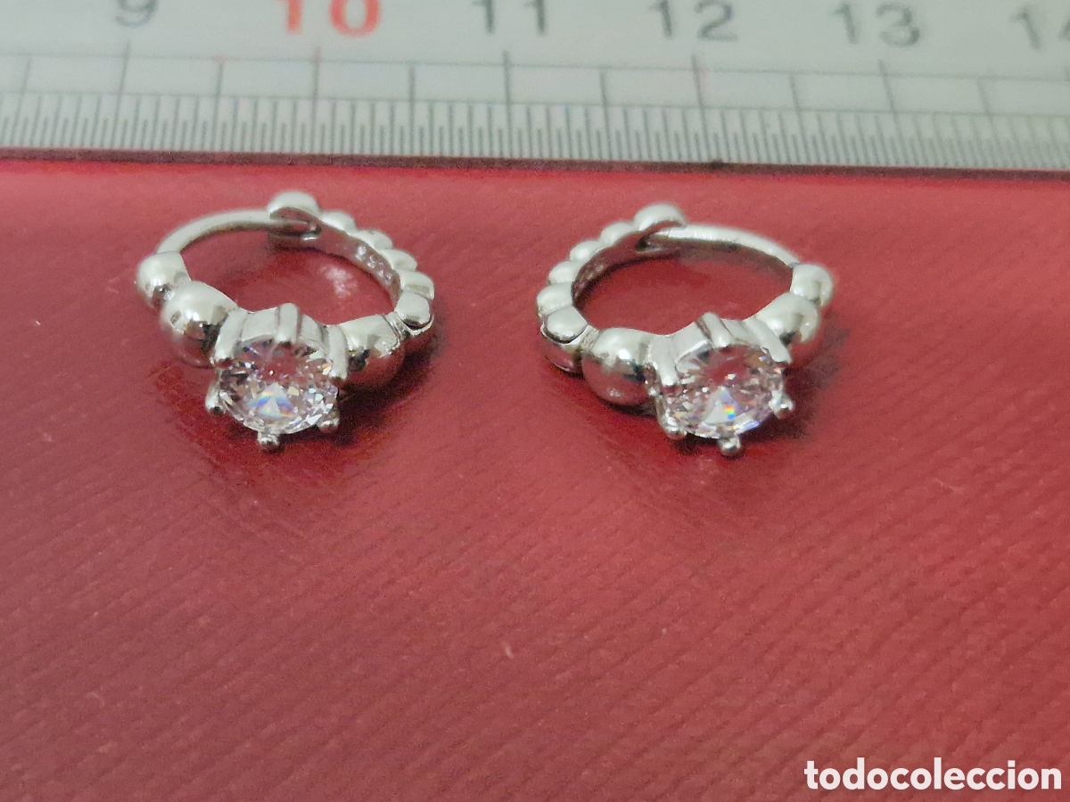 Joyeria: PENDIENTES PLATA Y CIRCONITAS NUEVOS - Foto 4