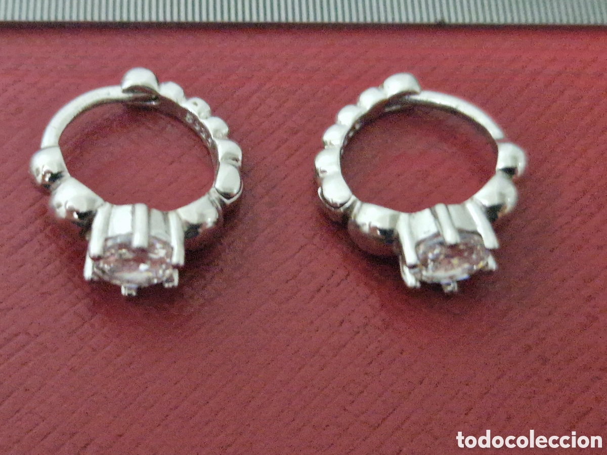 Joyeria: PENDIENTES PLATA Y CIRCONITAS NUEVOS - Foto 5