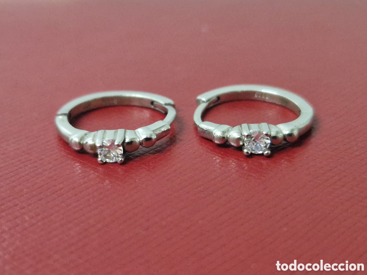 Joyeria: PENDIENTES PLATA Y CIRCONITAS NUEVOS - Foto 6