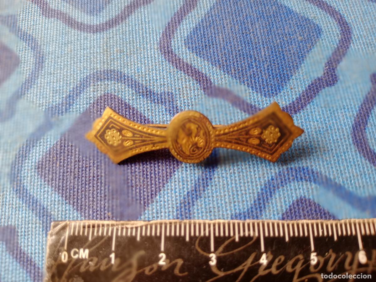 Joyeria: Broche antiguo damasquinado de Toledo - Foto 1