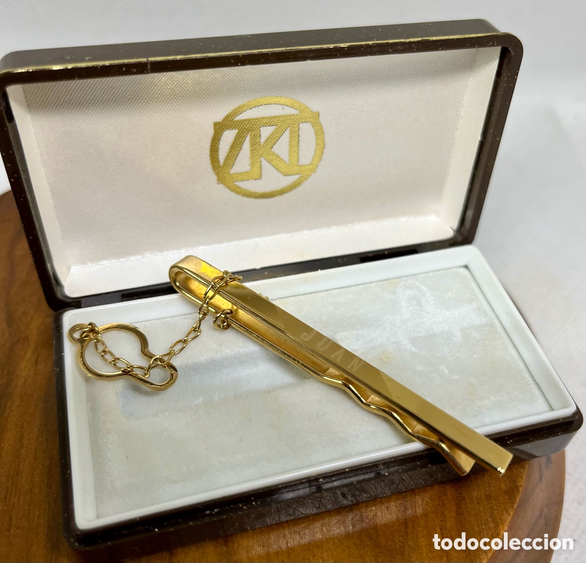 Joyeria: PISACORBATAS CHAPADO EN ORO VINTAGE - Foto 2