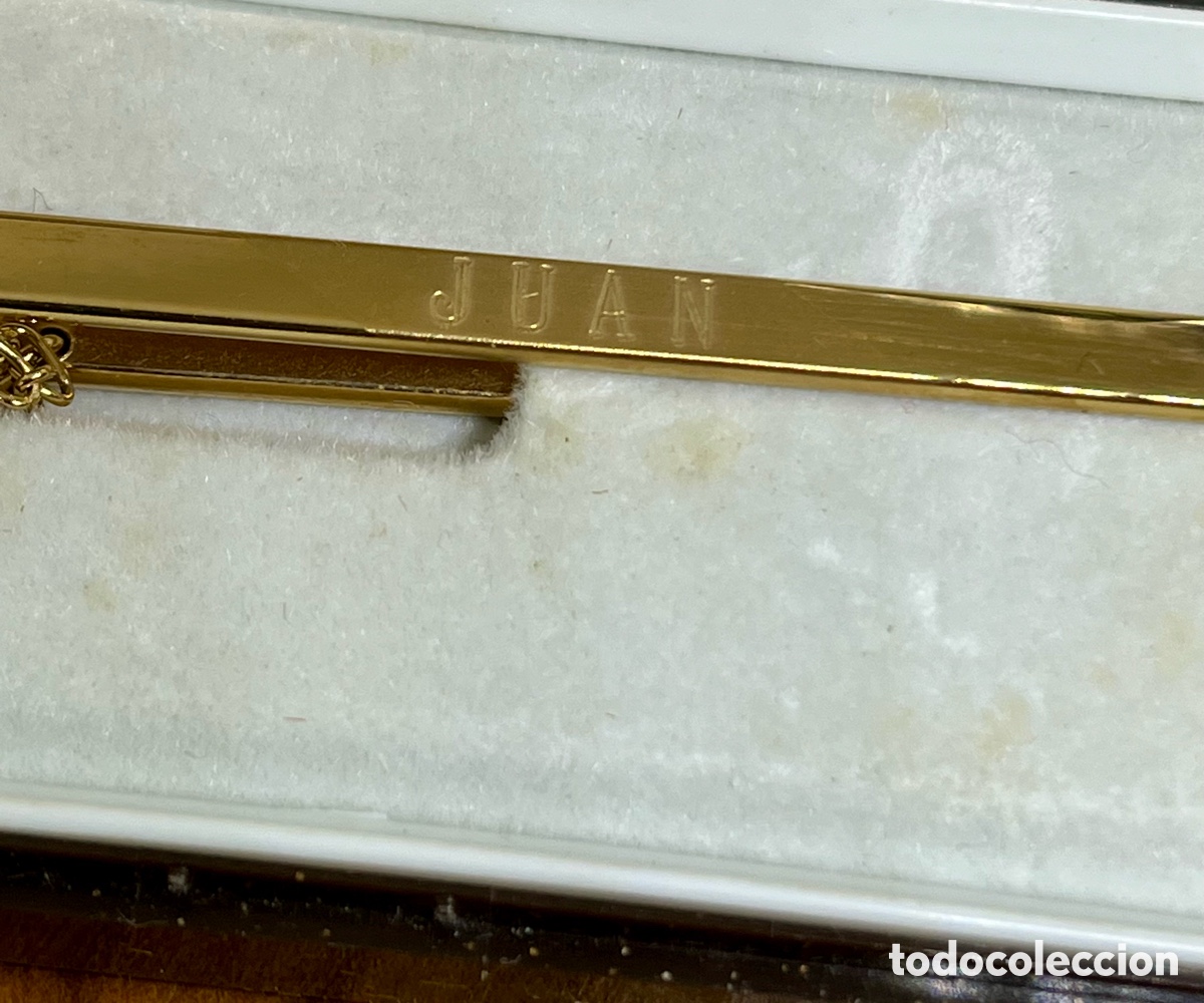 Joyeria: PISACORBATAS CHAPADO EN ORO VINTAGE - Foto 4