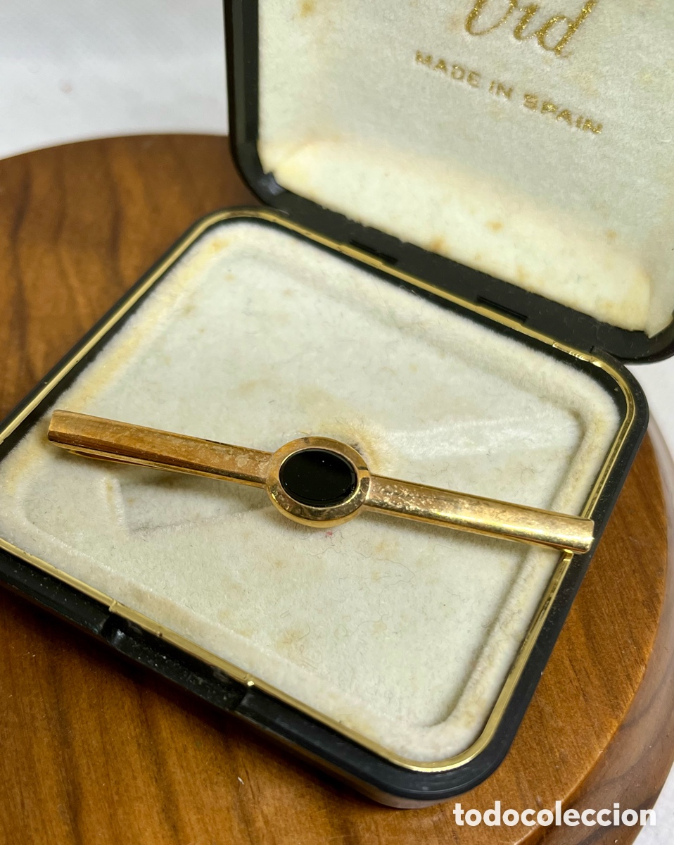 Joyeria: PISACORBATAS CHAPADO EN ORO VINTAGE - Foto 3