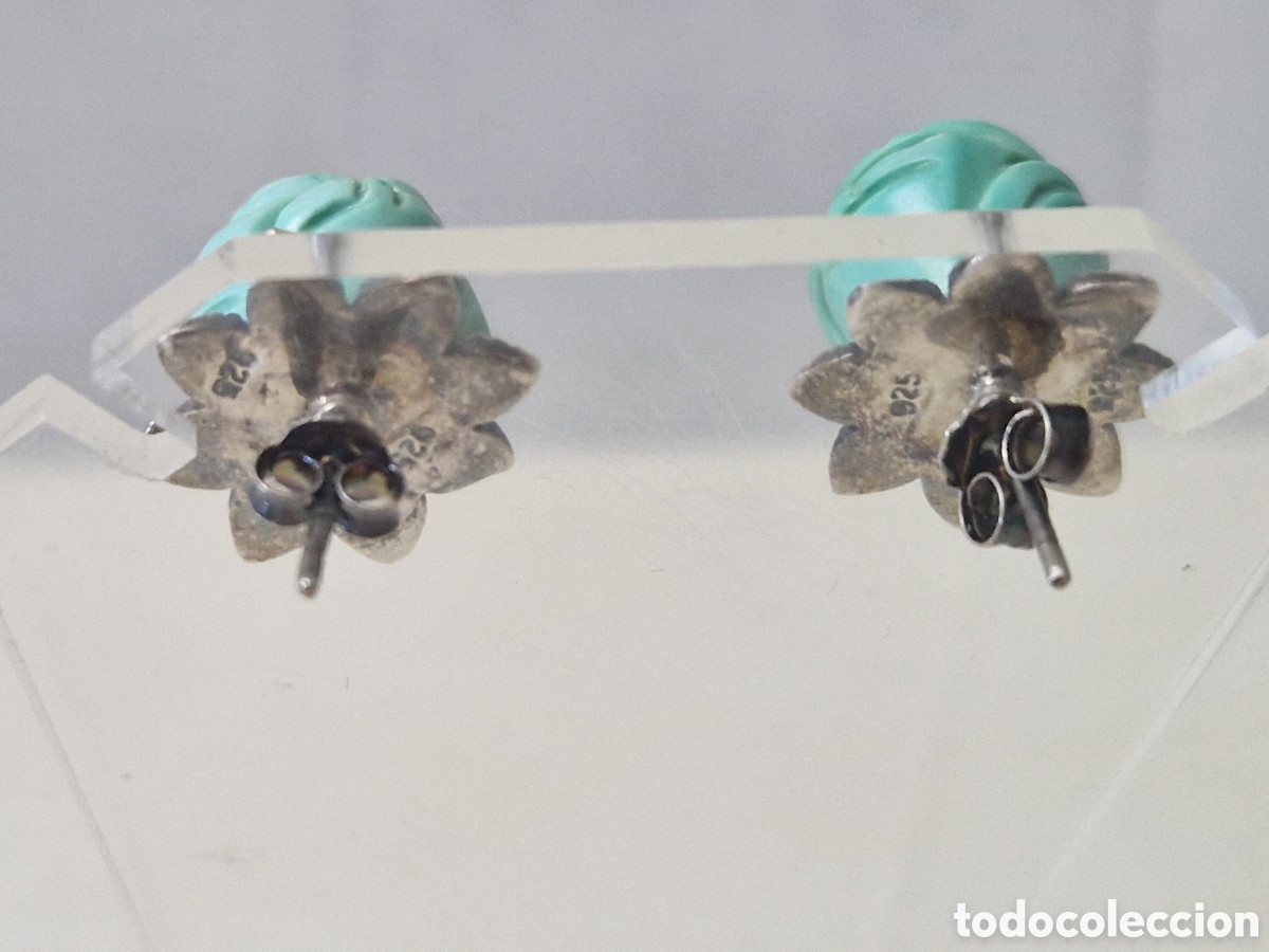 Joyeria: PENDIENTES PLATA Y TURQUESAS NUEVOS ESTRENAR - Foto 6