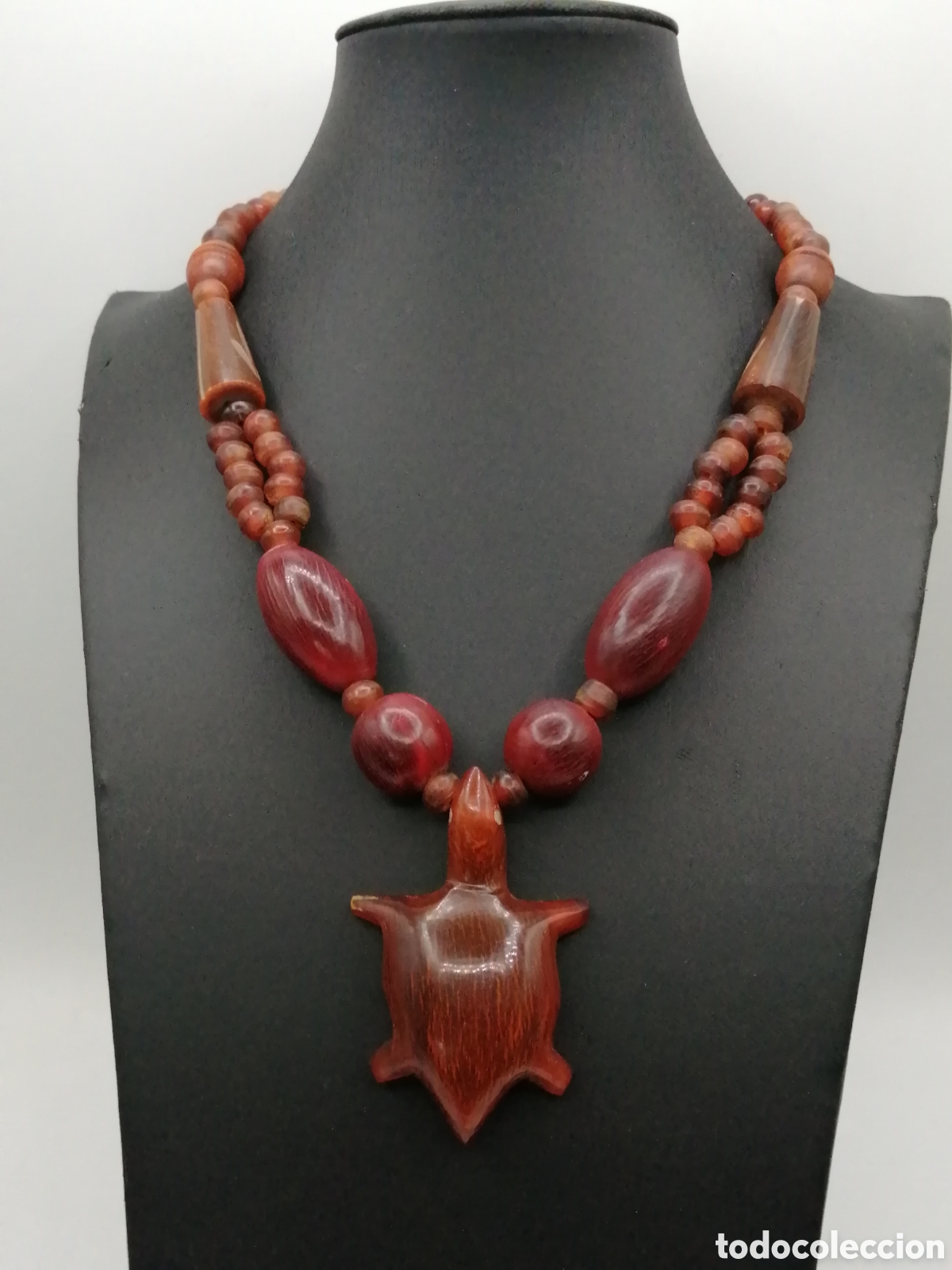 Joyeria: Collar baquelita. Cierre met&aacute;lico - Foto 2