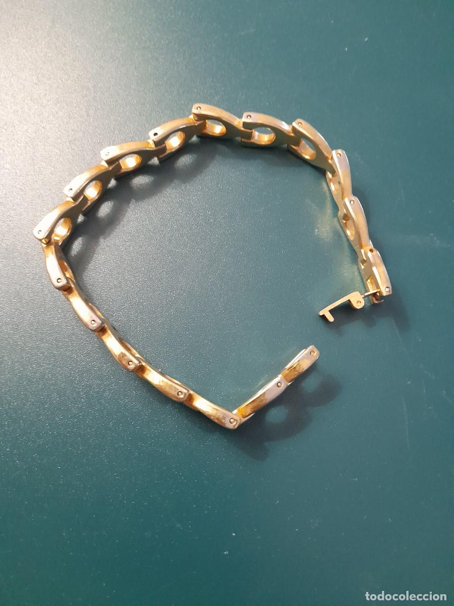 Joyeria: Pulsera dorada a&ntilde;os 80 - Foto 2