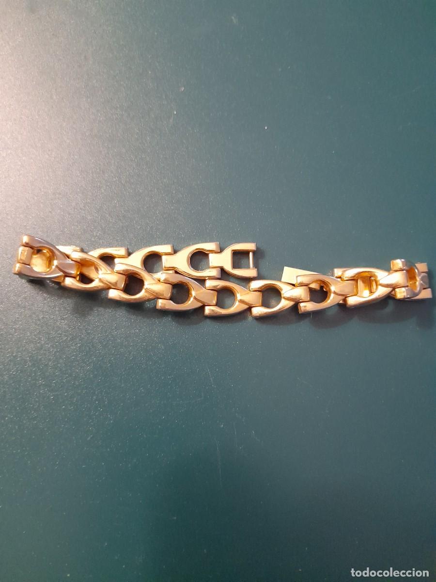 Joyeria: Pulsera dorada a&ntilde;os 80 - Foto 3