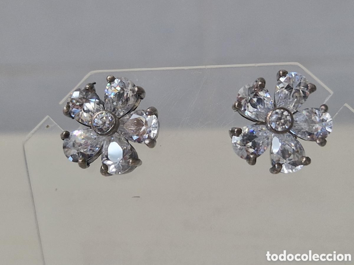 Joyeria: PENDIENTES DE CRISTAL Y PLATA NUEVOS - Foto 2