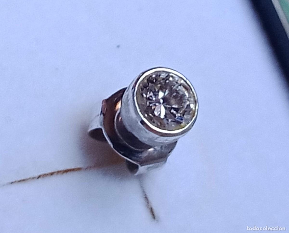 Joyeria: Pendientes de oro blanco con diamantes de 0,97 Ktes - Foto 4