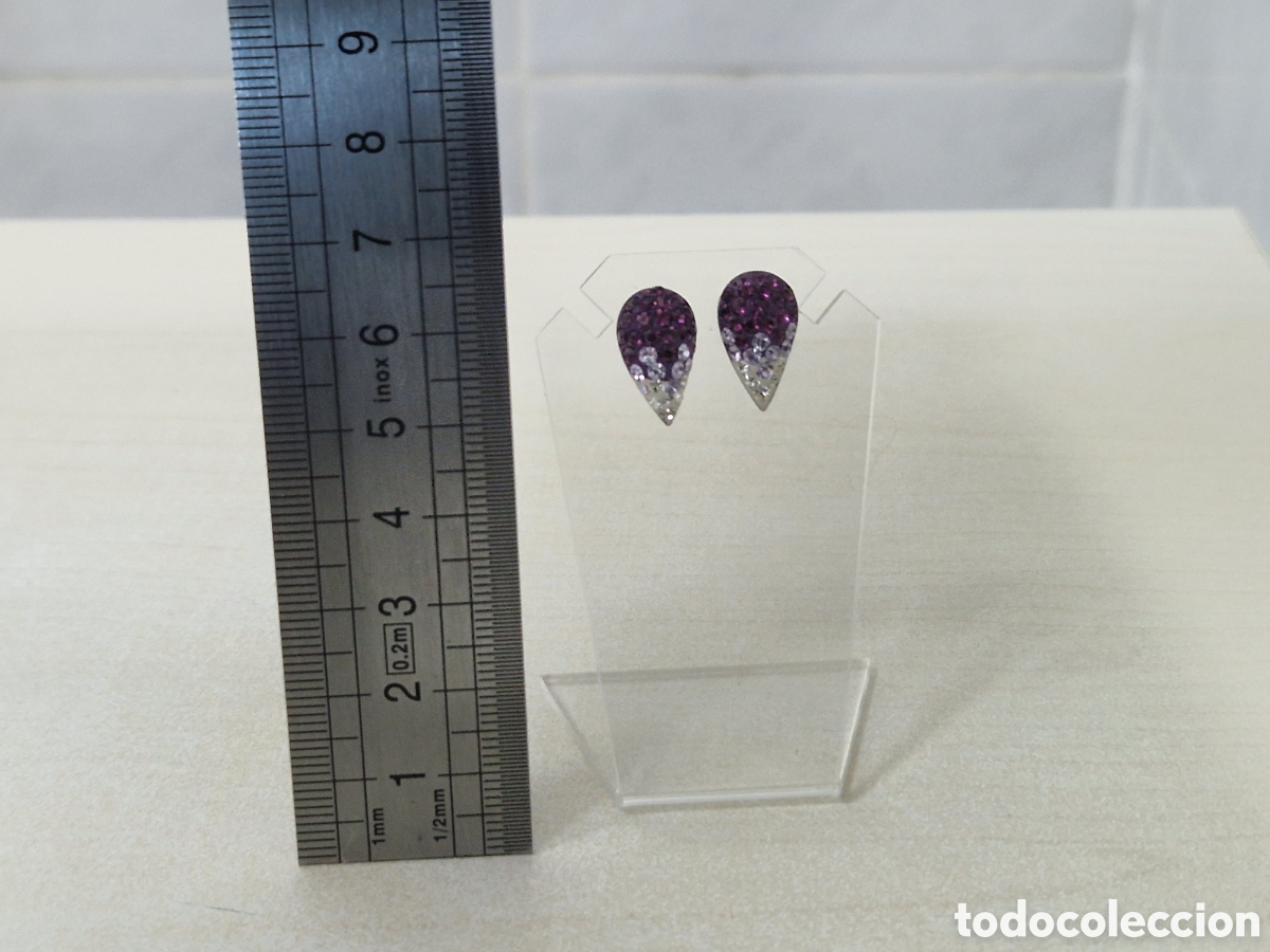 Joyeria: PENDIENTES EN PLATA Y PIEDRAS DE COLORES - Foto 3