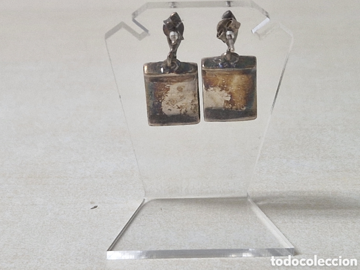 Joyeria: PENDIENTES DE PLATA CON PIEDRAS AZULES NUEVOS - Foto 3